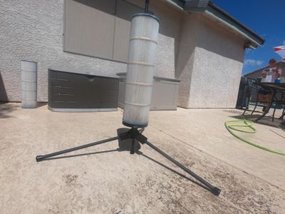Pool Filter Cleaning Tri Pod