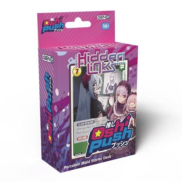 Oshi Push TCG: Gen Two Hidden Links- Starter Deck, Edition: Porcelain Maid