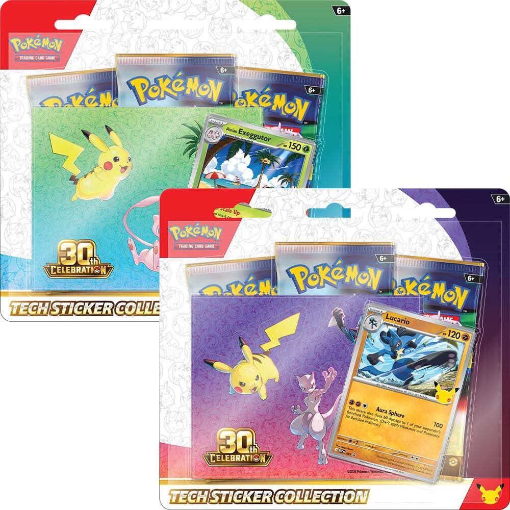 Pokemon - 30th Celebration - Tech Sticker Collection [Pre-Order]