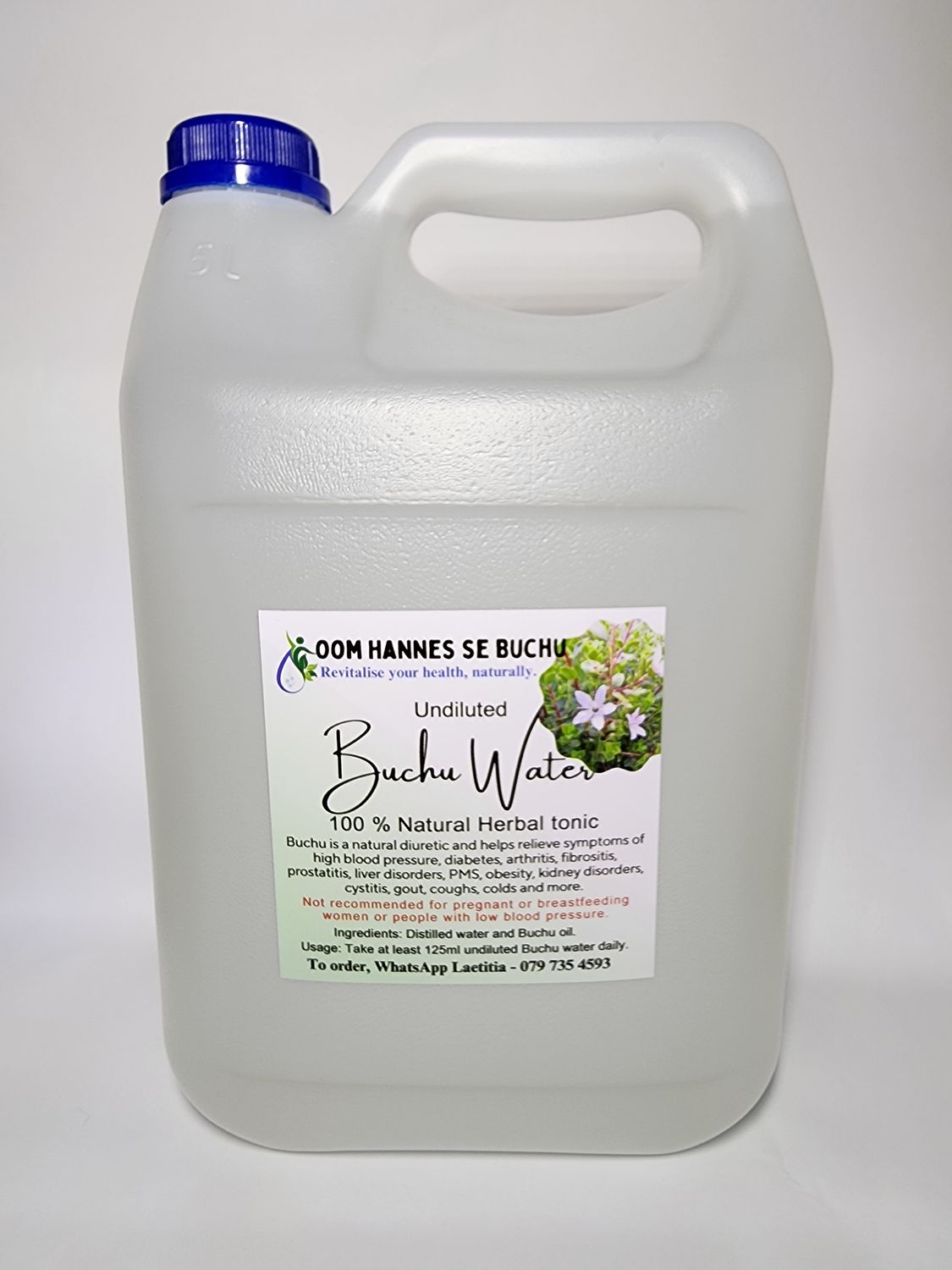 5L Buchu Water