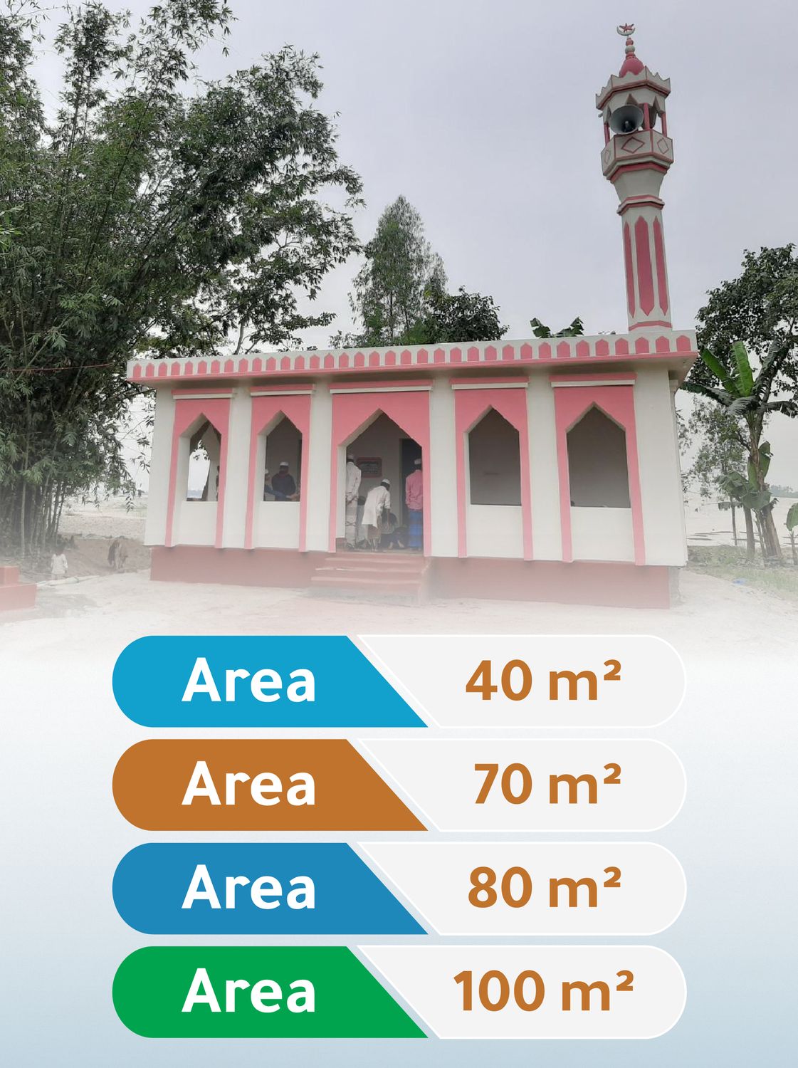 Asian Mosques (Pakistan – Bangladesh – India – Nepal)