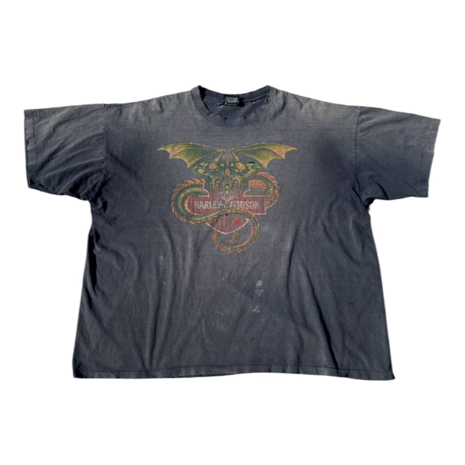 90s Harley Gargoyle Tee XXL
