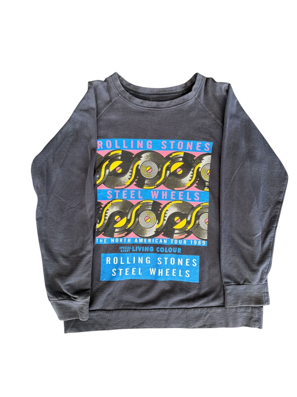 1989 Rolling Stones Steel Wheels Crewneck L