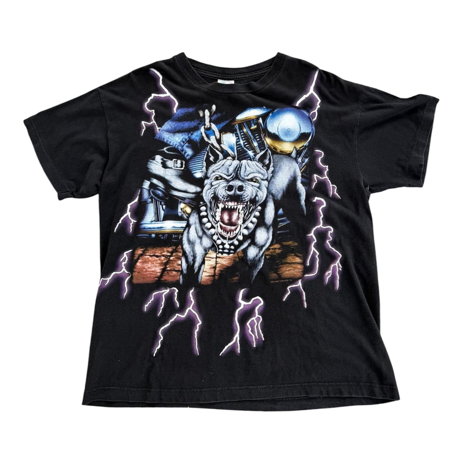 90s American Thunder Dog Tee XL