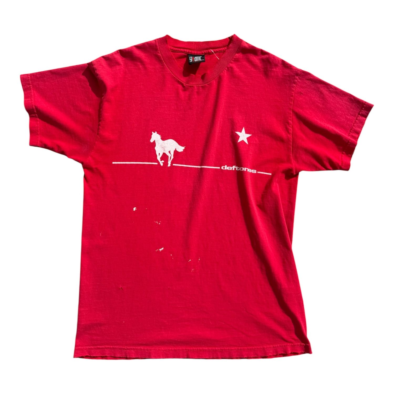 90s Deftones White Pony Tee L