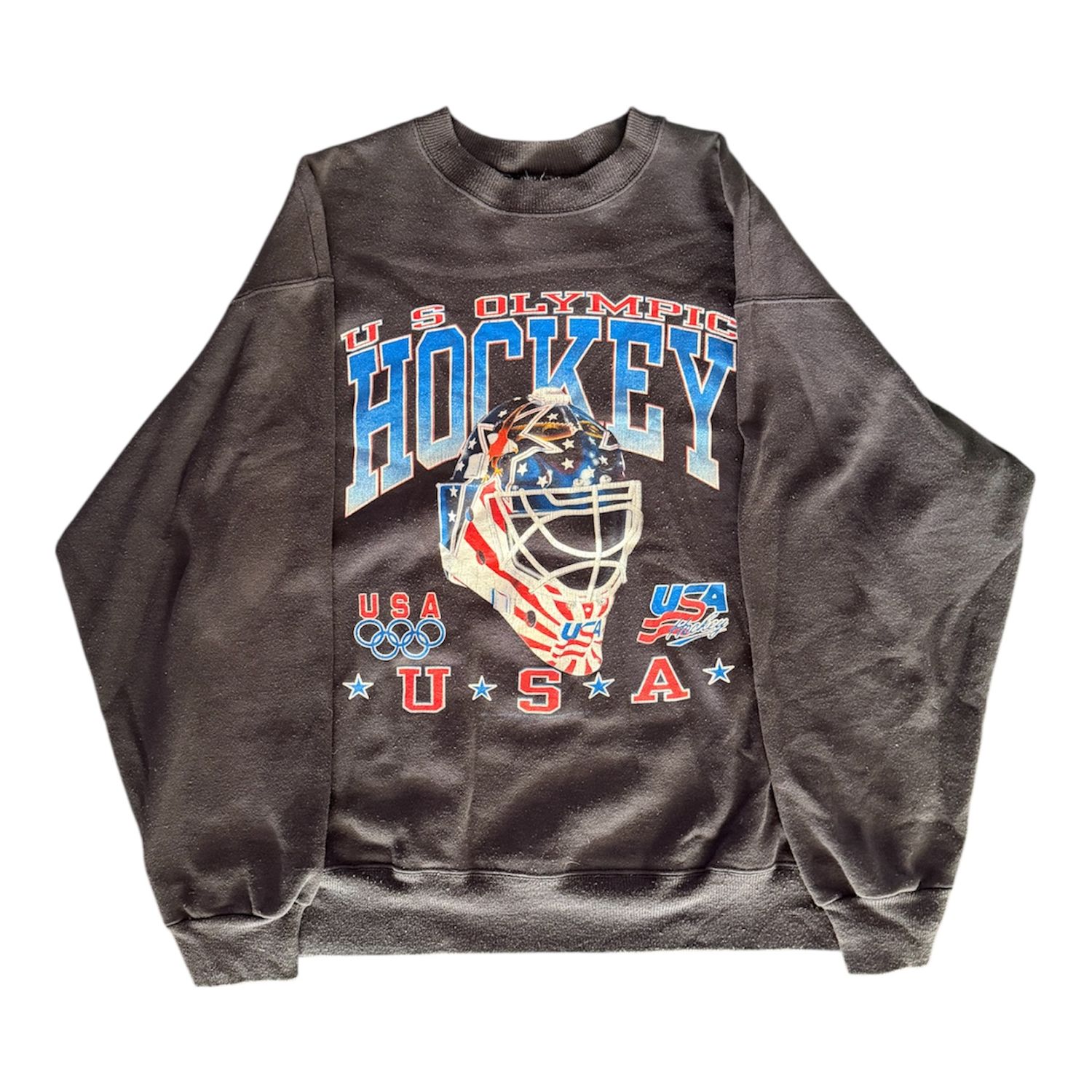 90s USA Hockey Crewneck L