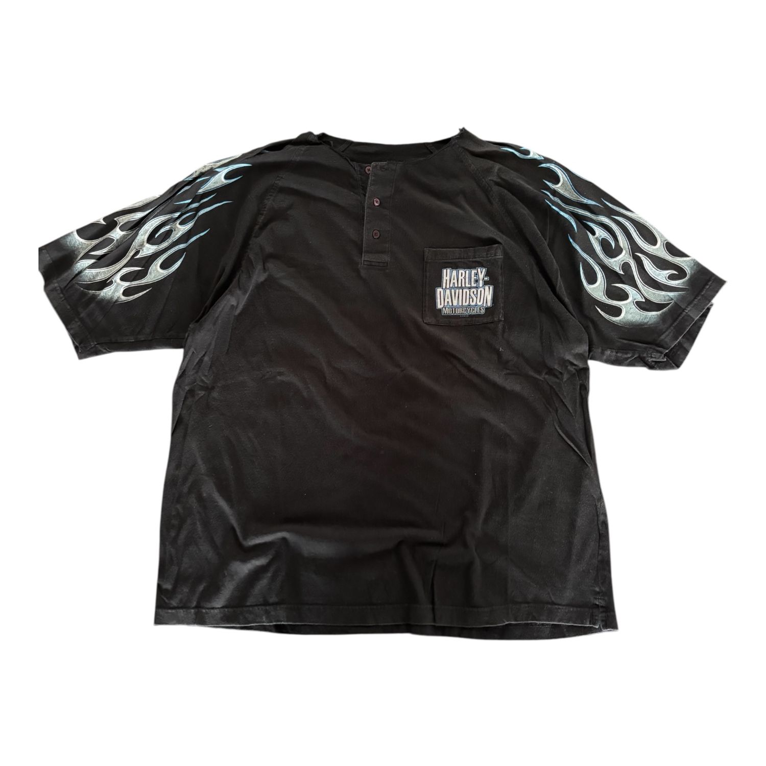 2006 Harley Davidson Flame Henley XXL