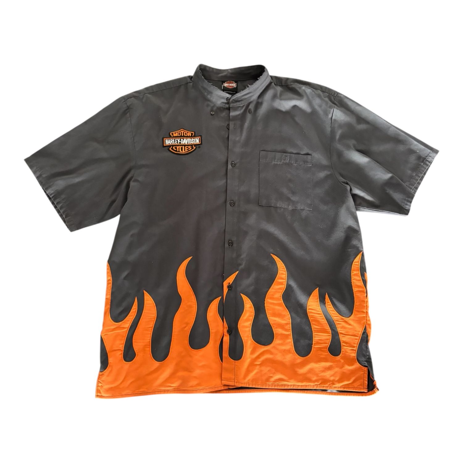 90s Harley Davidson Mechanic Shirt XL