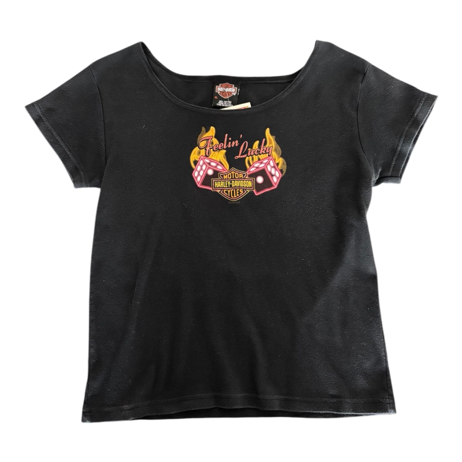 2006 Womens Harley Davidson Dice Tee XL