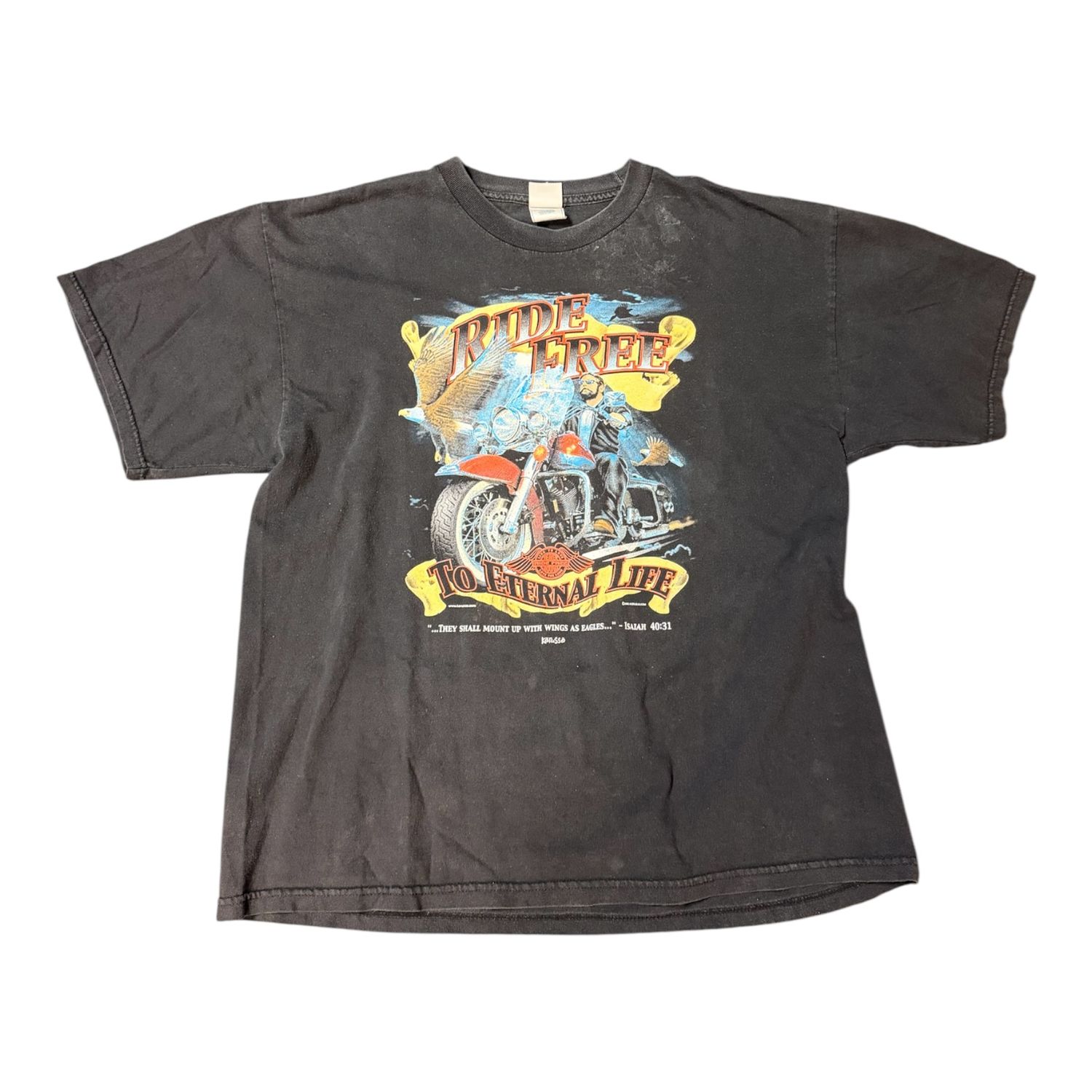 2000 Jesus Ride Free Tee XL