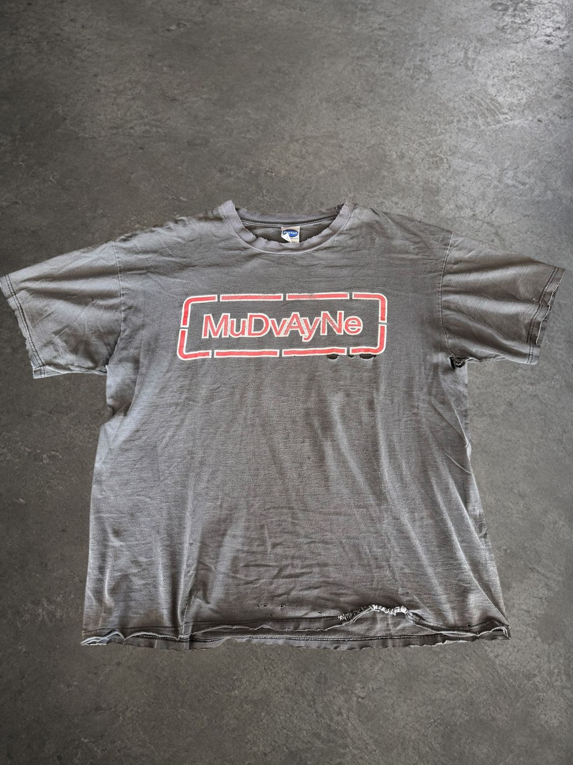 90s Mudvayne Faded &amp; Distressed Band Tee