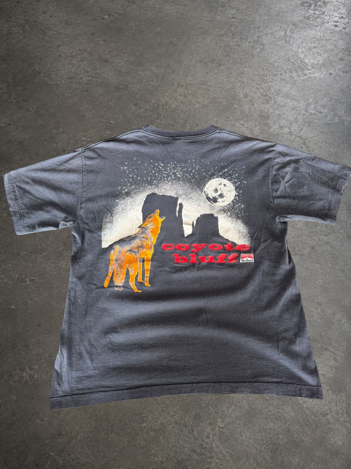 90s Marlboro Coyote Bluff Faded Tee
