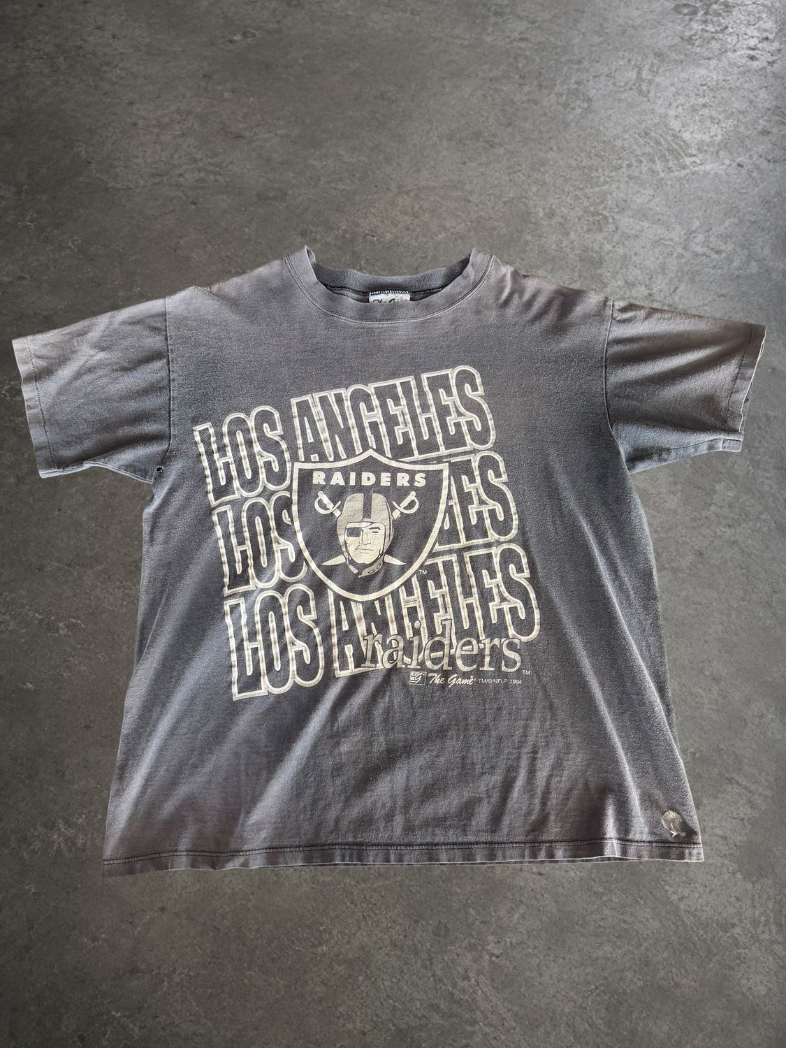 1994 Los Angeles Raiders Faded Tee