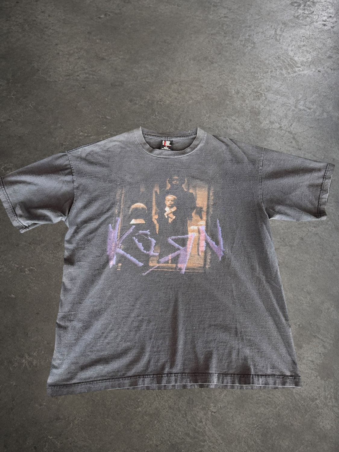 1996 Korn Life is Peachy Faded Band Tee