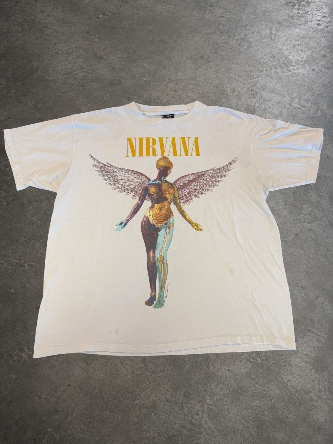 1993 Nirvana In Utero Band Tee