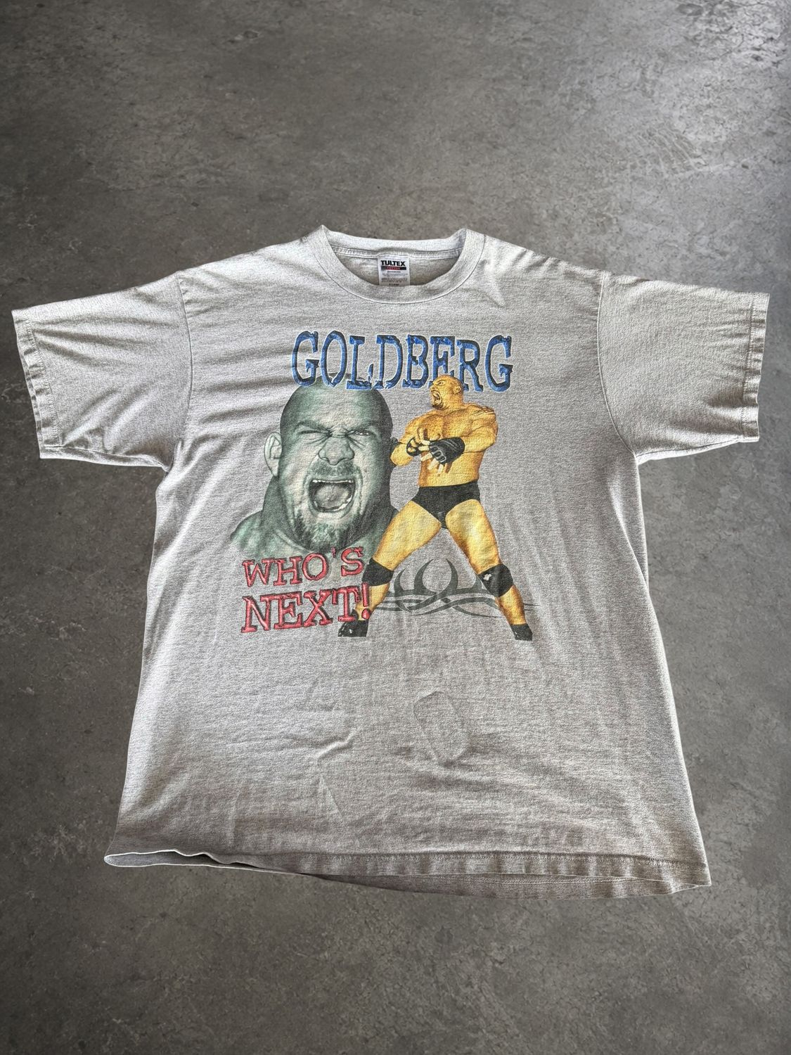 90s Goldberg Who's Next Wrestling Tee