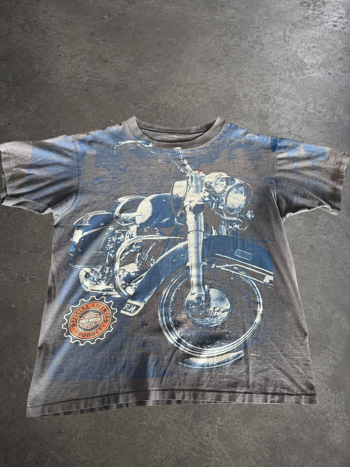 1996 Harley Davidson AOP Faded Tee