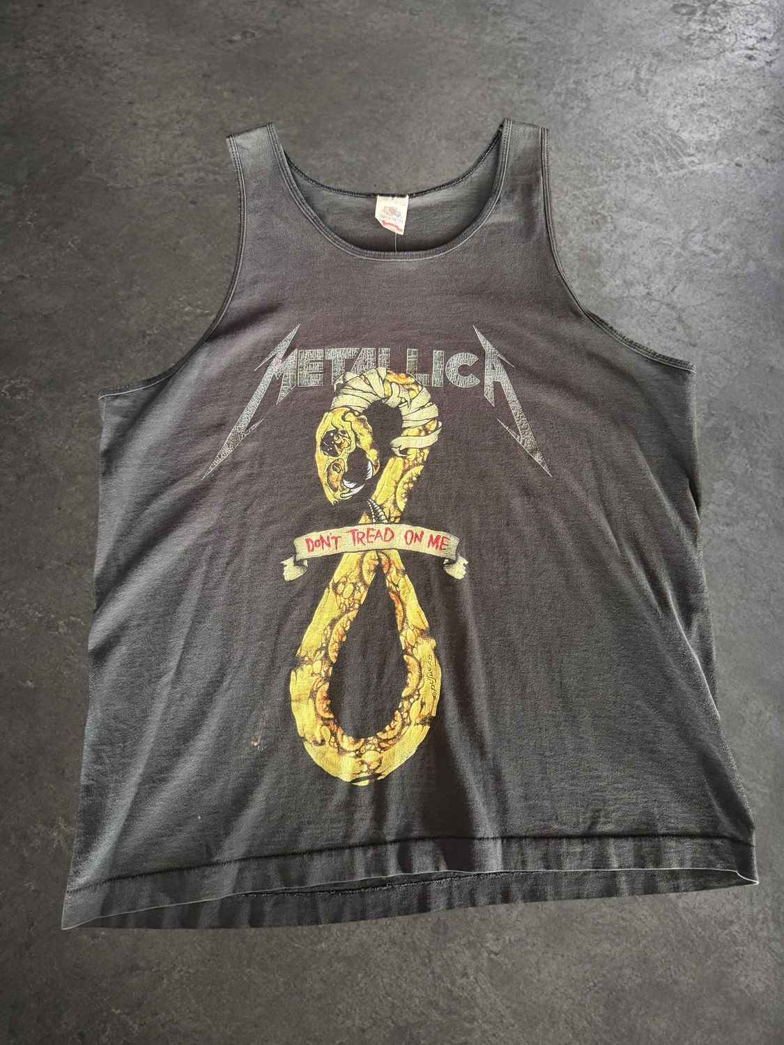 90s Pushead Metallica Don't Tread On Me Tank