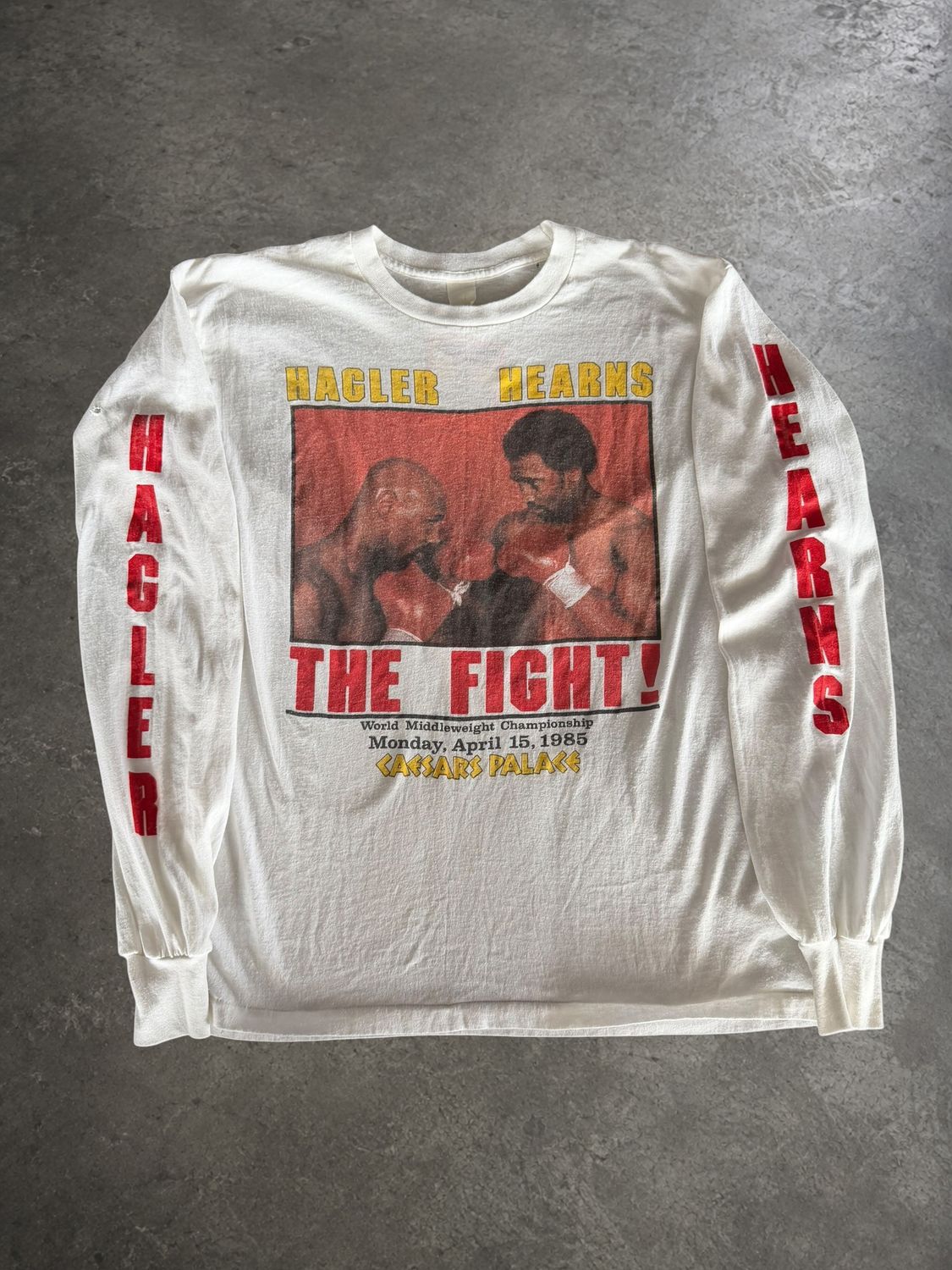 1985 Hagler Vs Hearns Boxing L/S
