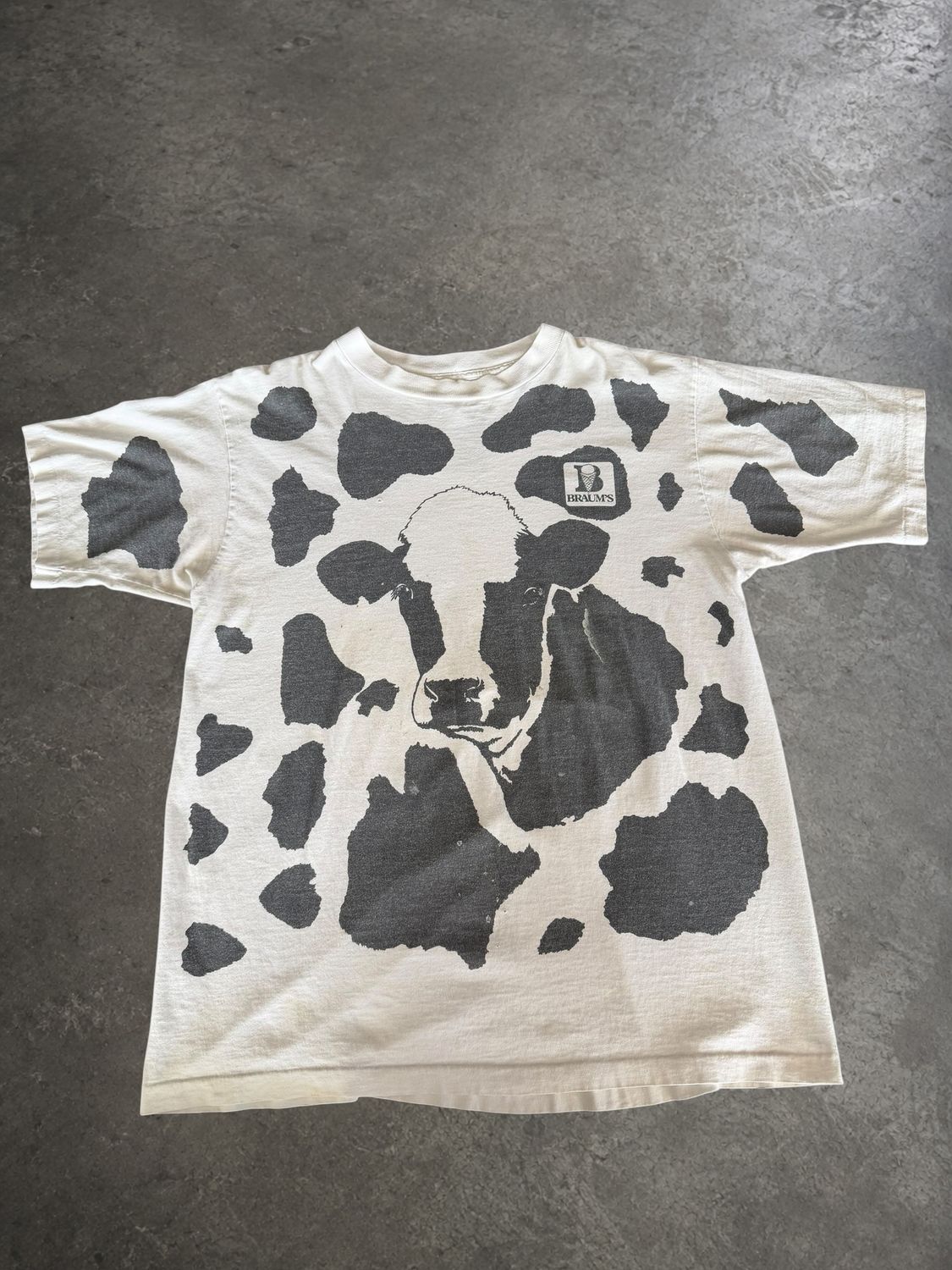 90s Braum's Ice Cream AOP Promo Tee