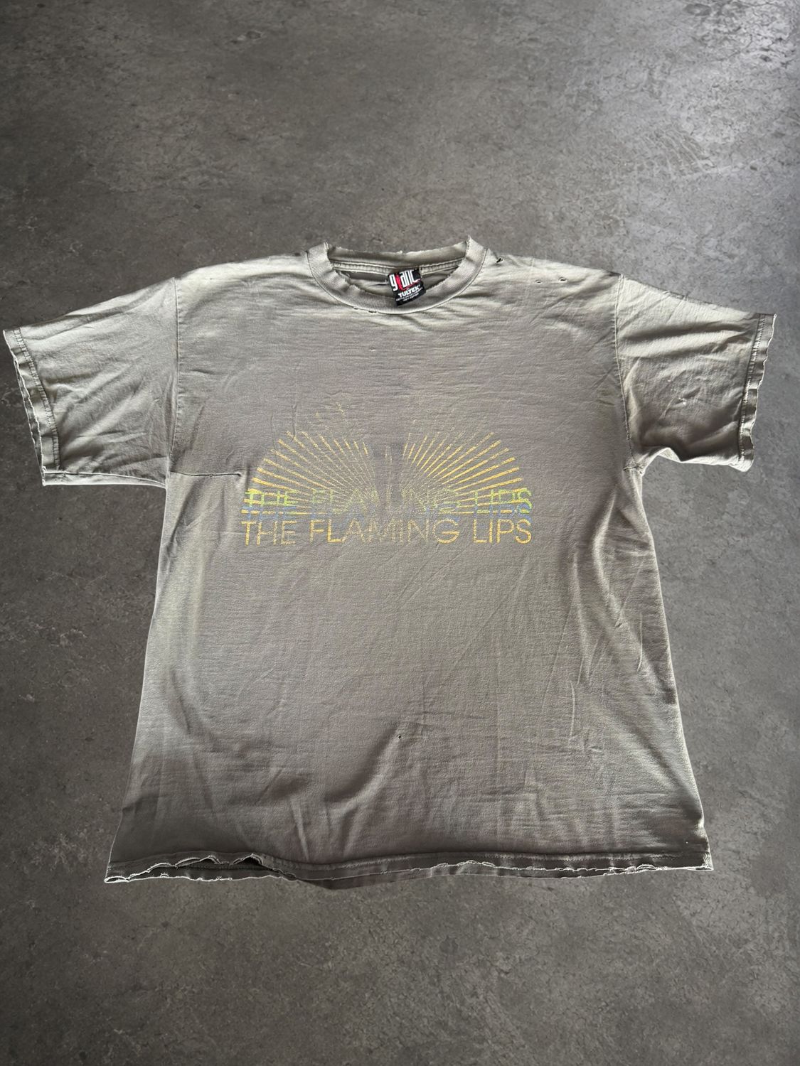90s The Flaming Lips Faded &amp; Distressed Band Tee