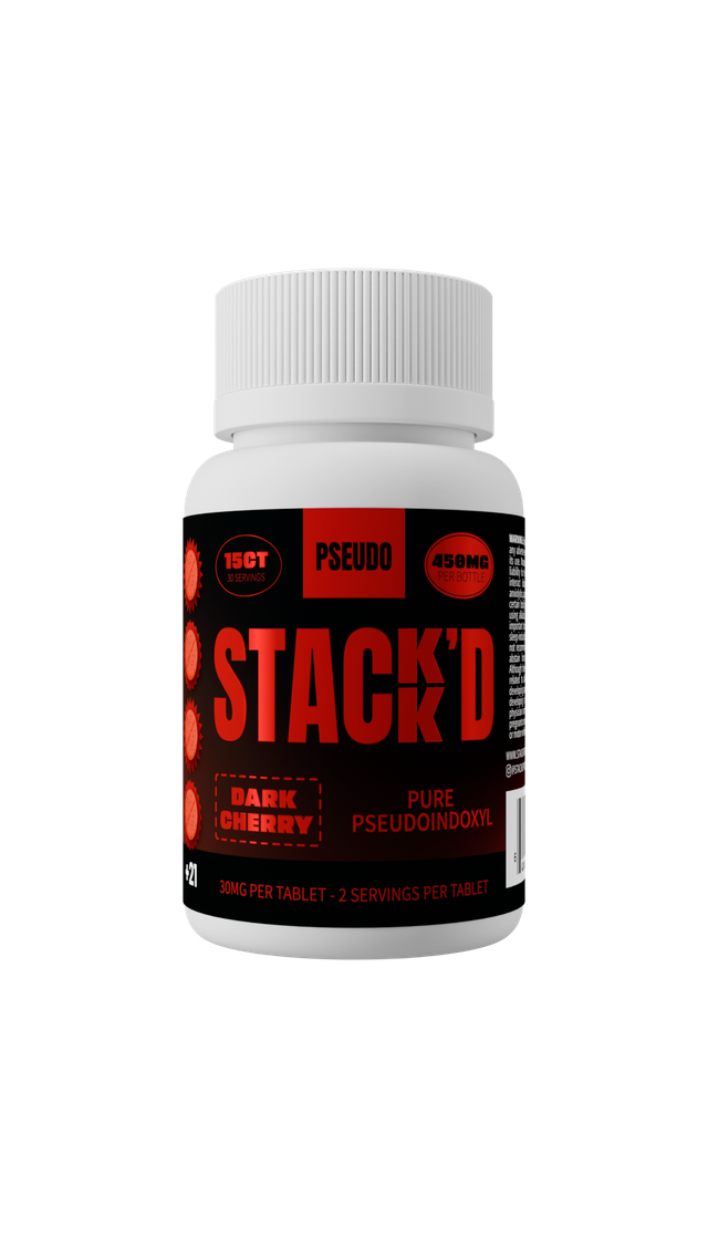 Stack’d Pseudoindoxyl, Cherry Flavor, 450mg, 15 Count