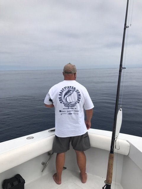 THE Saltwater Cowboy Original Tee - Large