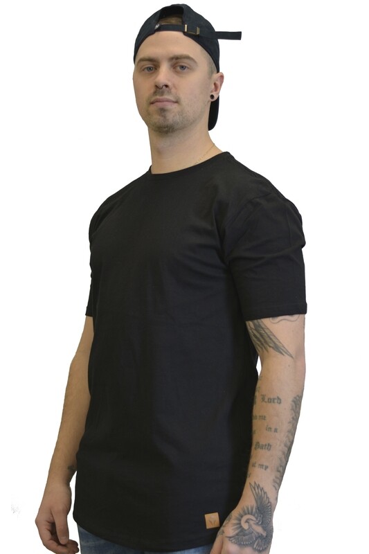 Redwood Long Body T-Shirt (Black) Redwood Long Body T-Shirt (Black)