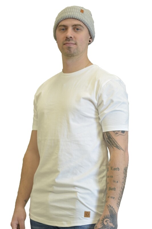 Redwood Long Body T-Shirt (White)