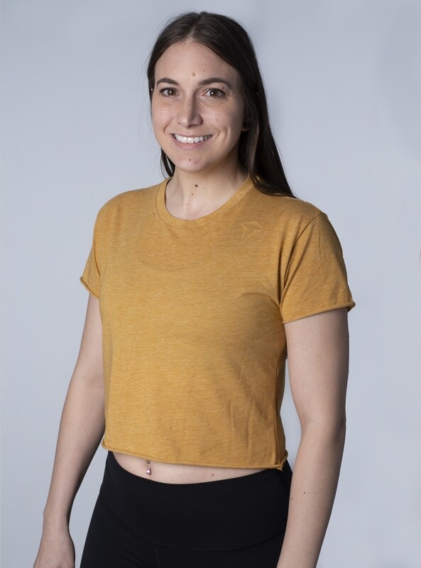 Cascara Classic Crop T-Shirt (Antique Gold) Cascara Classic Crop T-Shirt (Antique Gold)