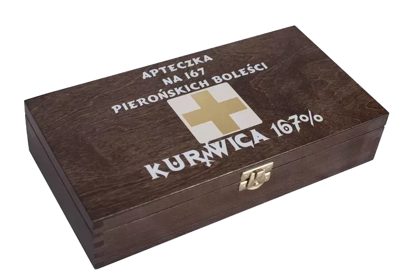 Wódki Regionalne Kurnwica - Apteczka na 167 Boleści - Alkohole Regionalne Online | uroczysta.pl