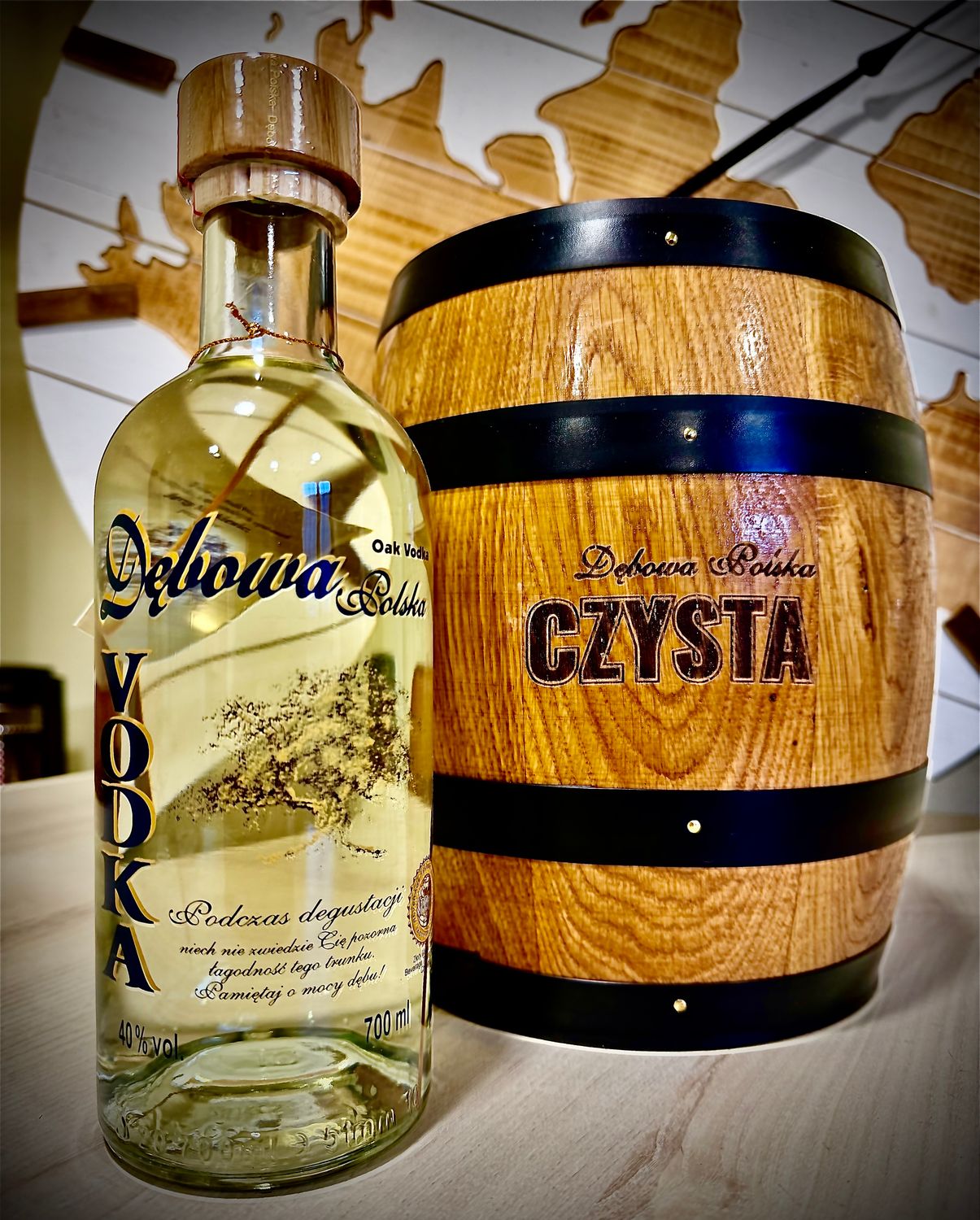 Wódka Dębowa Polska Beczka Cooler 07,l 40%