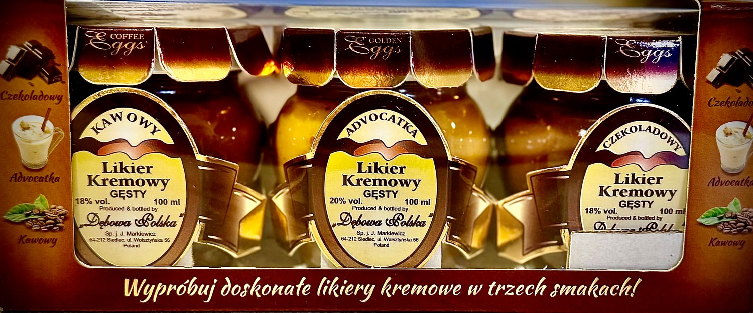 Dębowa Likier Kremowy 3 smaki