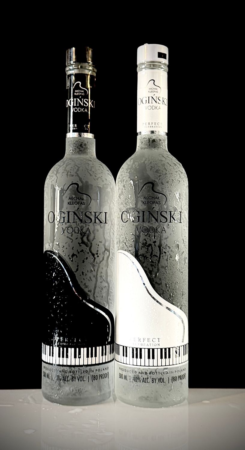 Zestaw wódek na wesele Ogiński 0,5l / 40% 30szt