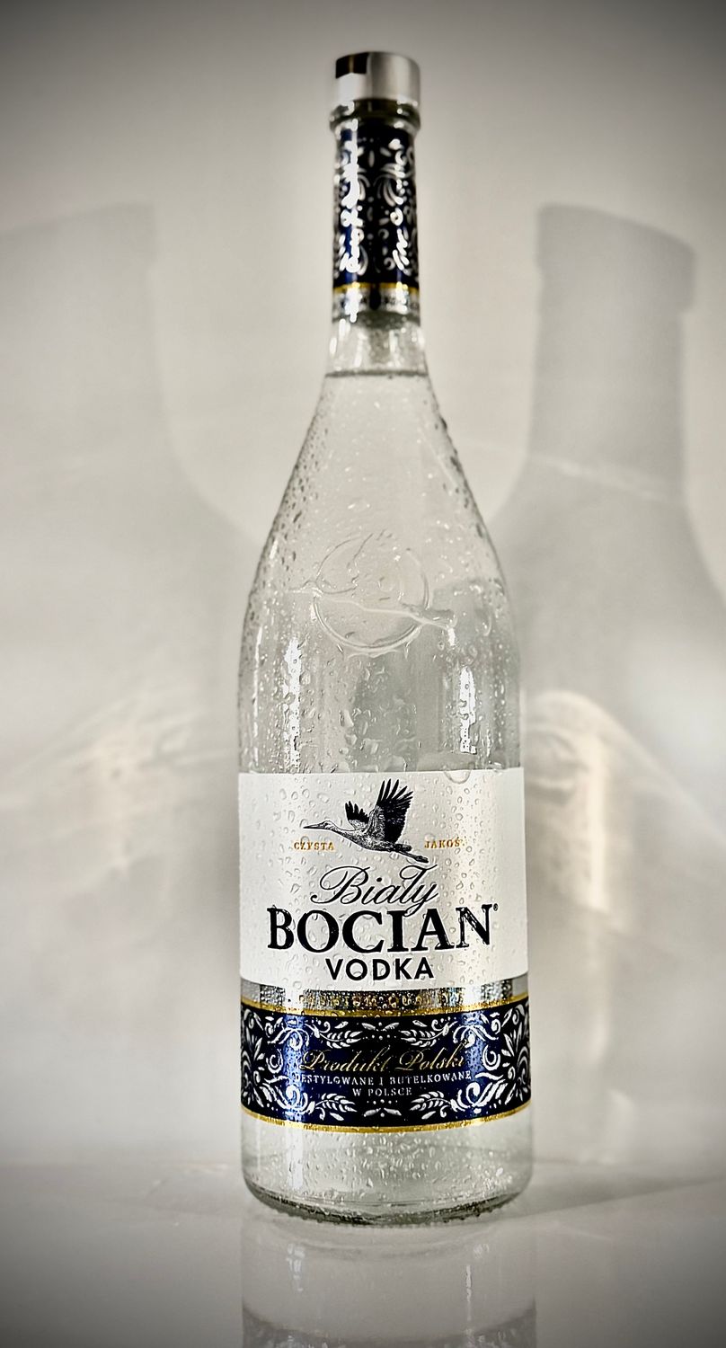 Zestaw wódek na wesela Biały Bocian 0,5l/ 40% 30szt