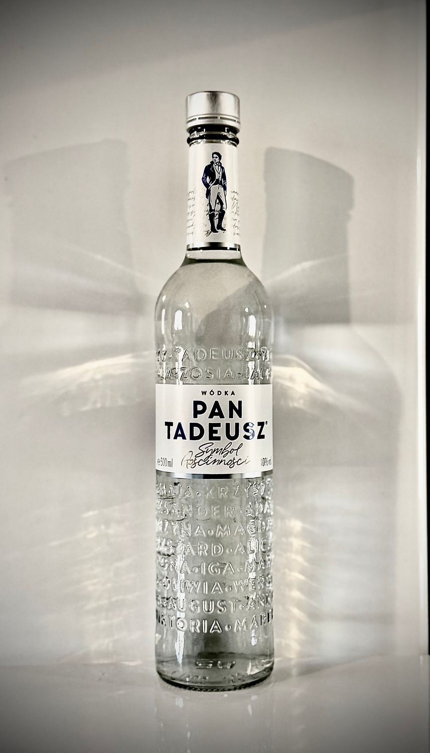 Zestaw wódek na wesele Pan Tadeusz 0,5l/ 40% 30szt