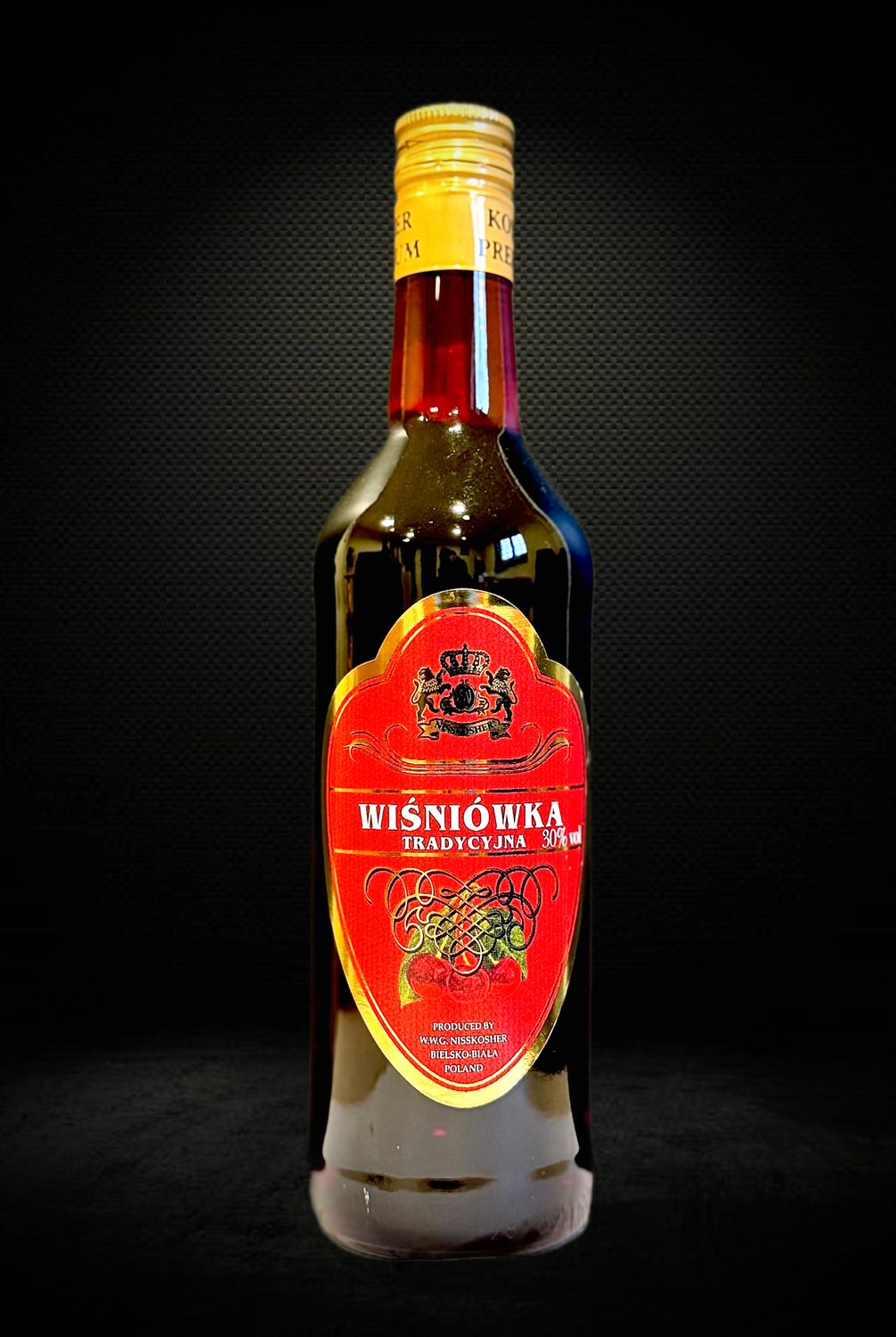 Wódka Nisskosher Wiśniówka Tradycyjna 0,5l 30% - Alkohole Regionalne Online | uroczysta.pl
