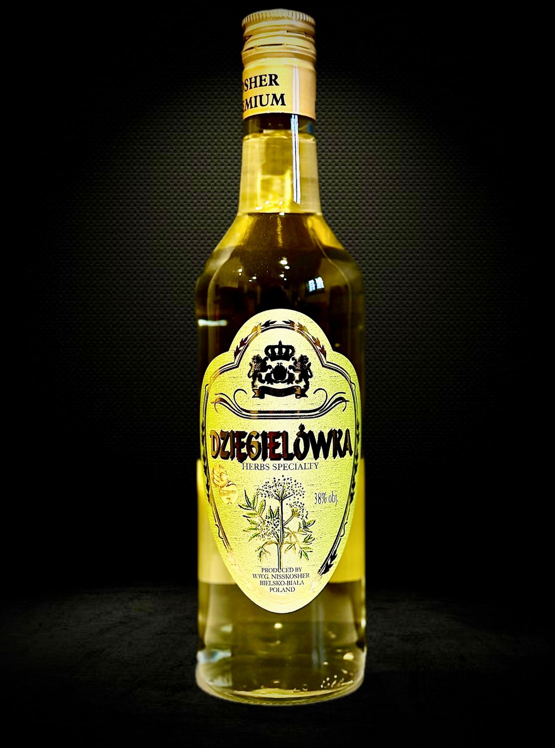 Wódka Dzięgielówka Herbs Speciality 0,5l 38% - Alkohole Regionalne Online | uroczysta.pl