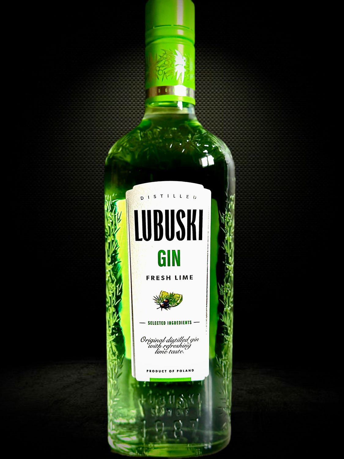 Lubuski Gin Fresh Lime 0.5l 37.5%
