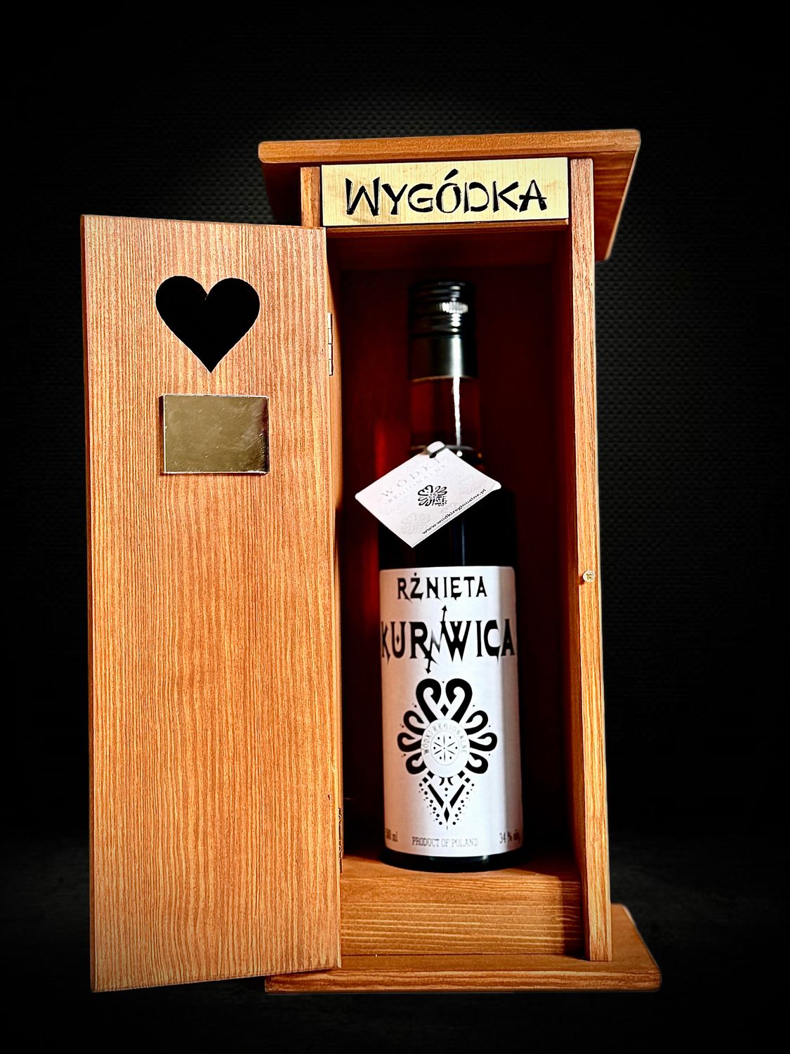 Wódka Rżnięta Kurnwica 0.5l WC Wygódka - Alkohole Regionalne Online | uroczysta.pl