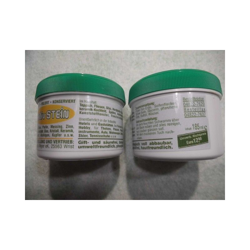 2 X Aktiv-Stein, a.185ml. "Gift- und säurefrei" (89,19€/L)