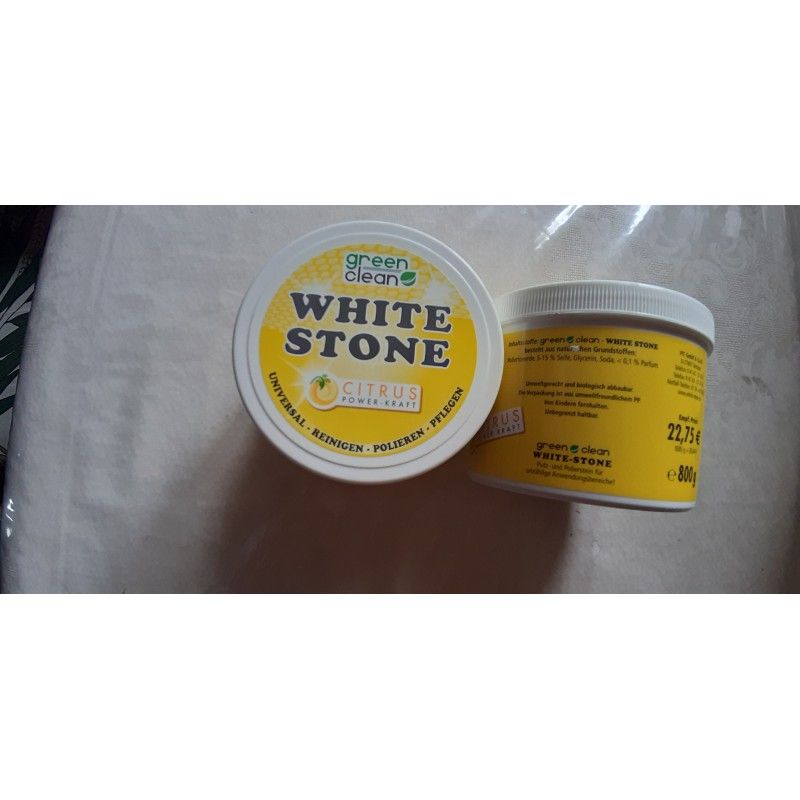 WHITE STONE. Universal - Reinigen - Polieren - Pflegen. 800 Gramm. ( 30,62 €/kg)