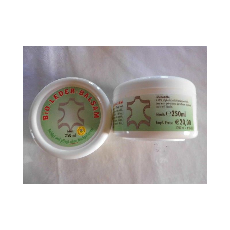 2 x BIO-LEDER-Balsam. Mit echtem Bienenwachs,  a.250 ml. (43,98€/Liter)