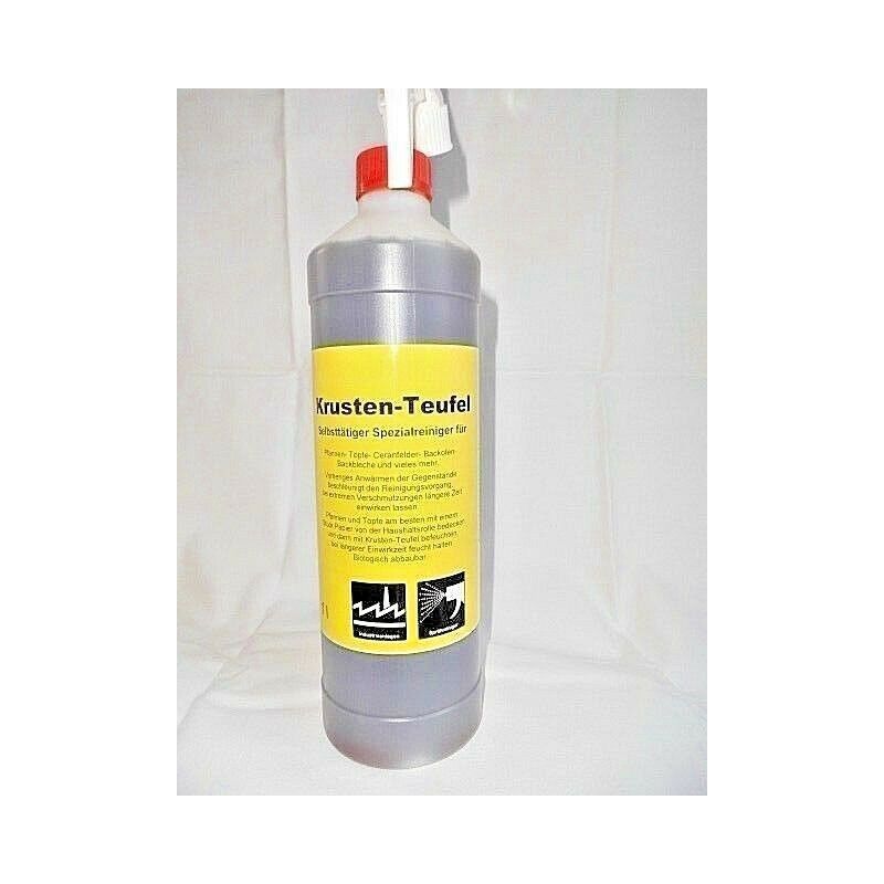 2 X Krusten-Teufel. Reinigt Backofen-Pfannen+Töpfe. Selbsttätiger Spezialreiniger (19,99/Liter)