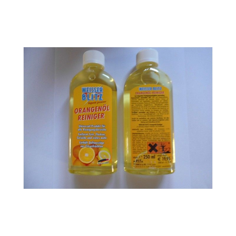 2 X Weisser Blitz. Orangenölreiniger, a.250ml (45,98€/L)