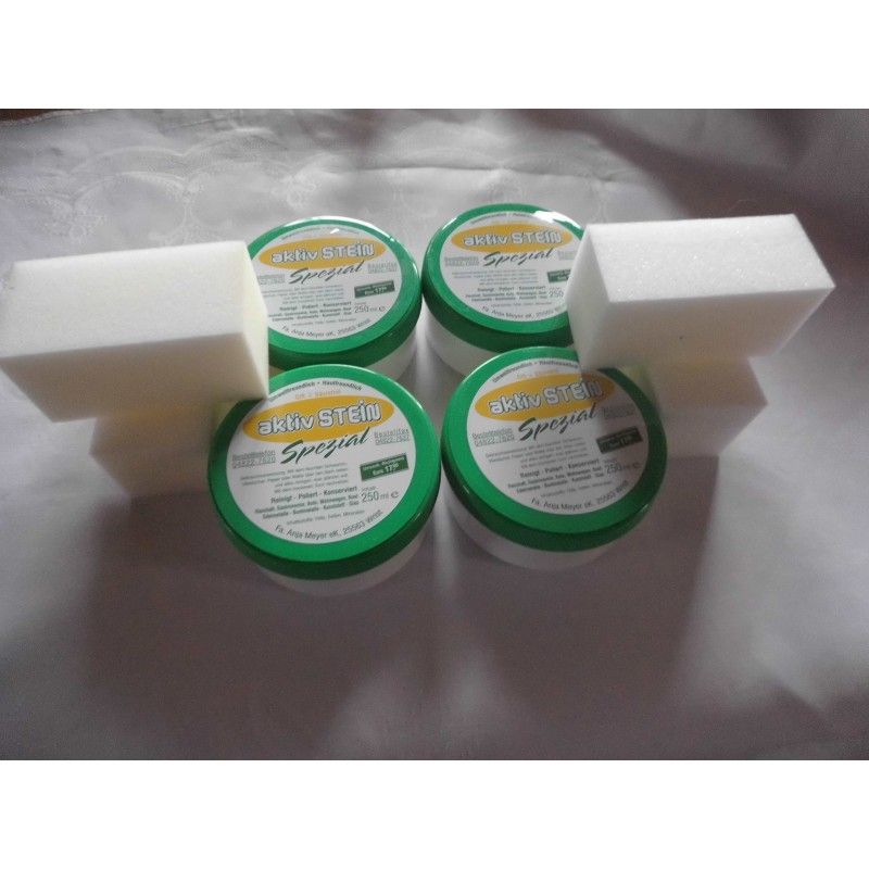 4 X Aktiv-Stein --S p e z i a l--  a.250ml. Gift- und säurefrei. (74,99€/Liter)