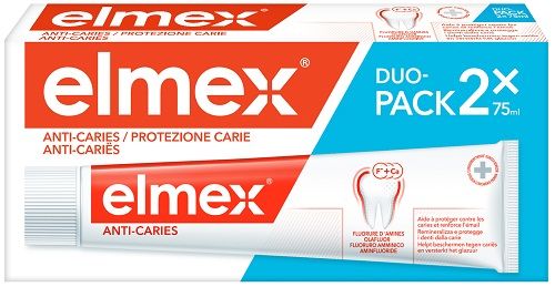 ELMEX PROTEZIONE CARIE 2X75ML ELMEX PROTEZIONE CARIE 2X75ML