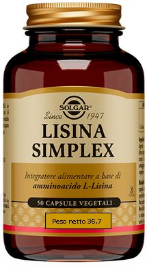 LISINA SIMPLEX 50CPS VEGETALI