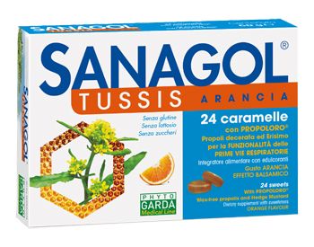 SANAGOL TUSSIS ARANCIA 24CAR