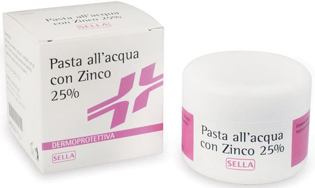 PASTA ACQUA C/ZINCO 25% 100G